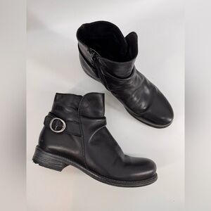 Avellini Portugal Black Genuine Leather moto boot 7,5